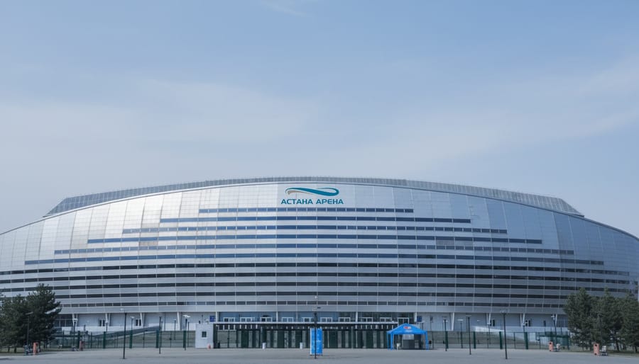 «Астана Арена» — система пожаротушения